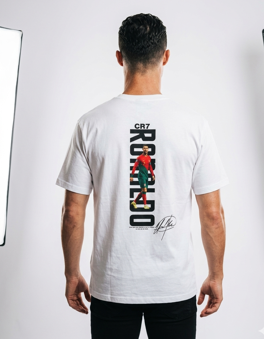 CR7 LEGEND VERTICAL GRAPHIC TEE