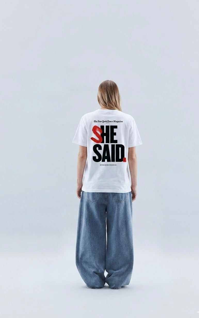 NYT MAGAZINE SHE SAID TEE