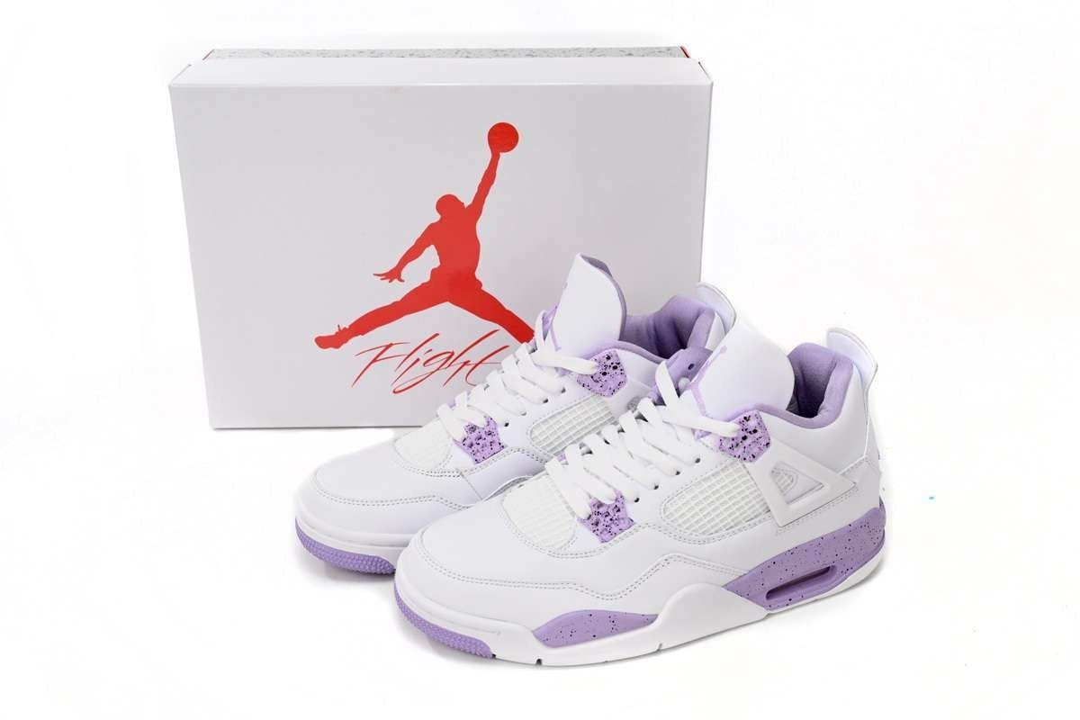 Jordan 4 White Purple Oreo