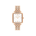 Coach Women Cass White Square Dial Analog Watch