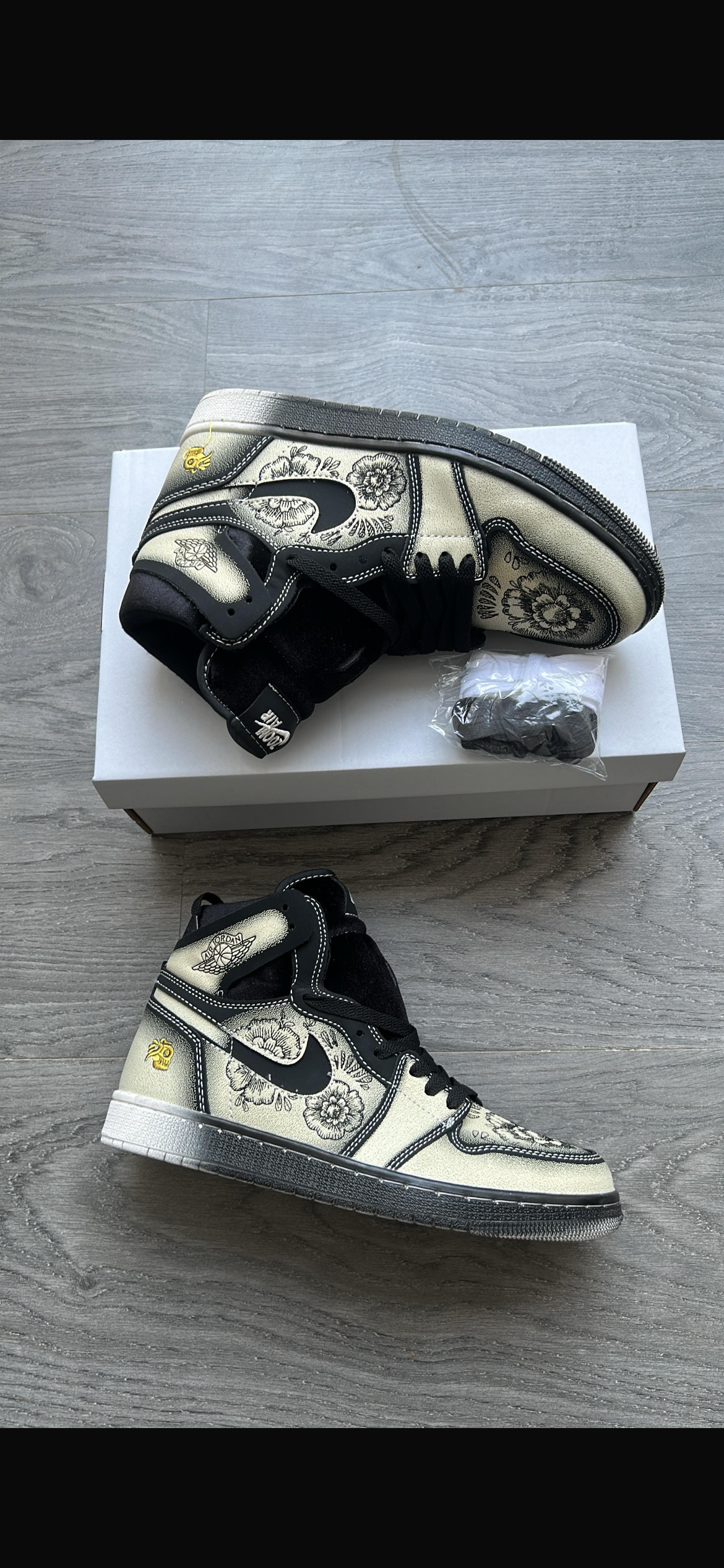 Jordan 1 High Zoom Air Cmft 2 Dia De Muertos