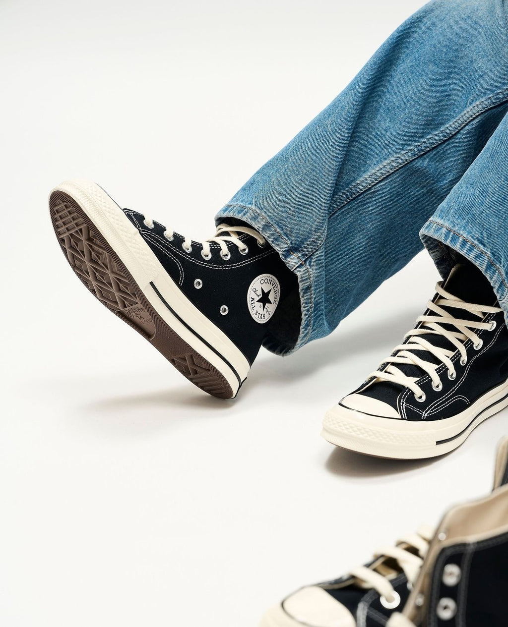 Unisex Chuck 70 Canvas High Top Black Sneakers