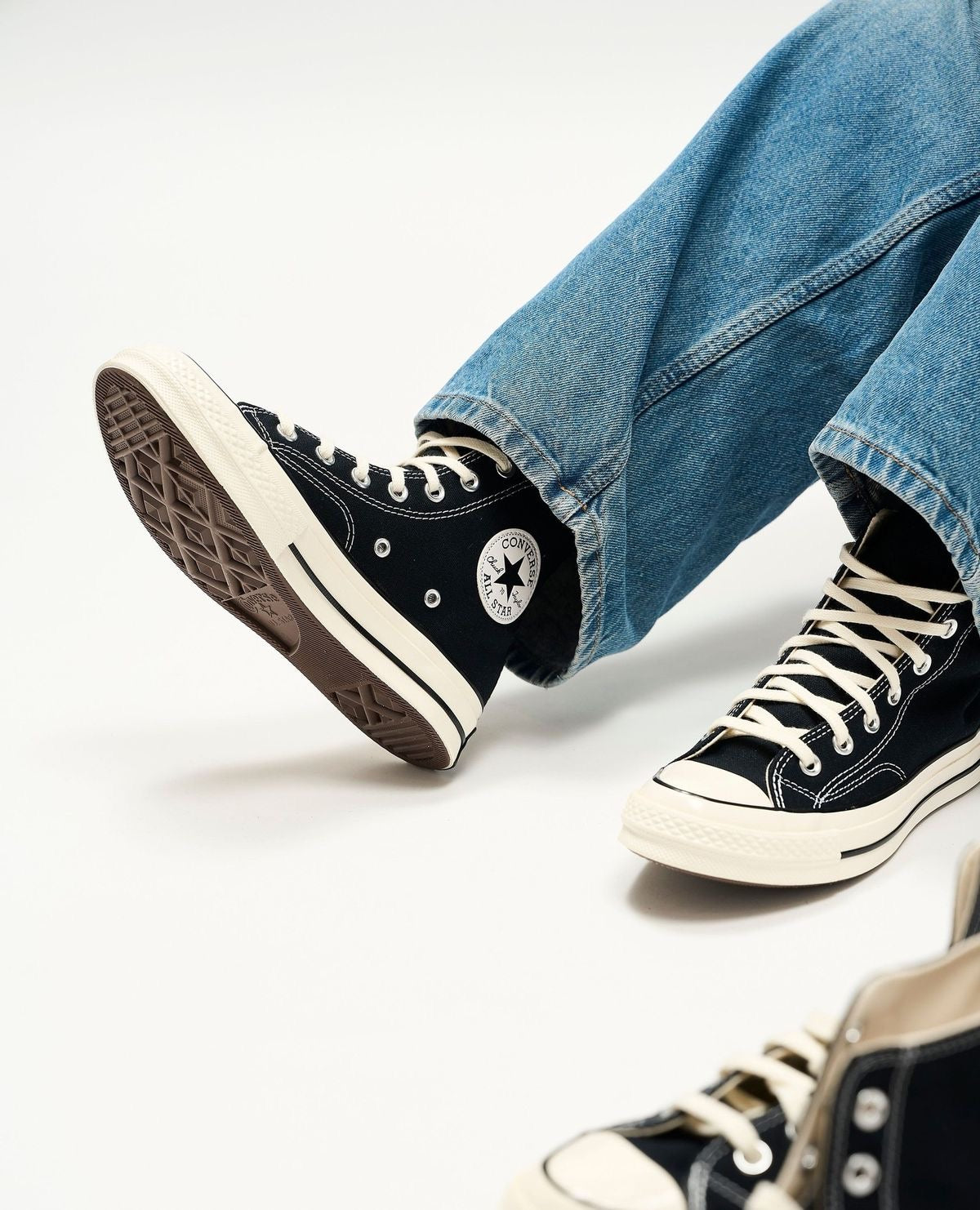 Unisex Chuck 70 Canvas High Top Black Sneakers