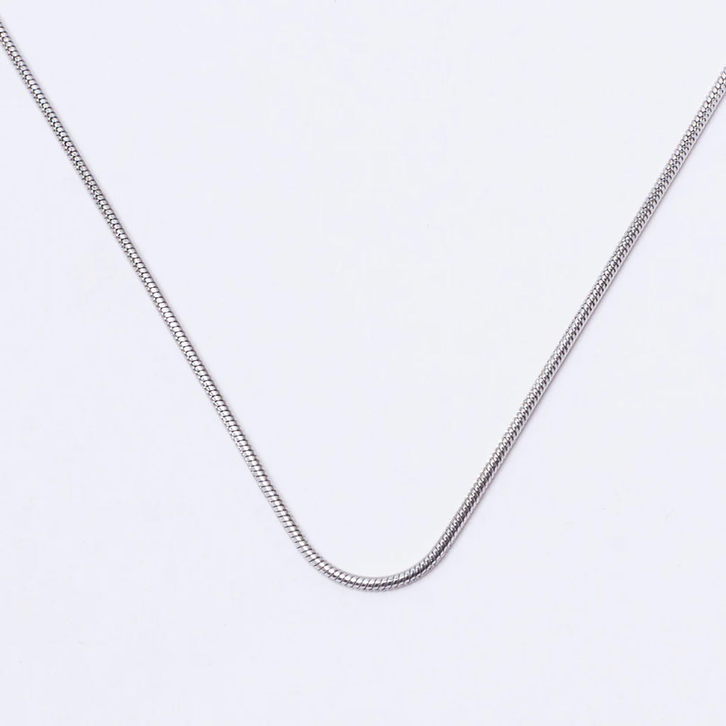 ROUND SNAKE SILVER CHAIN