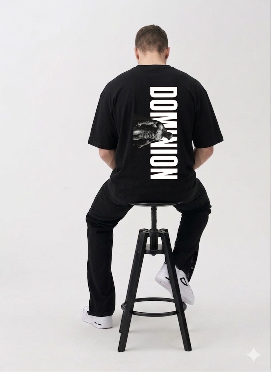 Dominion" Man of Steel Oversized Tee